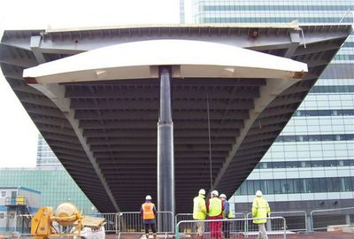 Hydraulikzylinder für Canary Werft Brücke in London