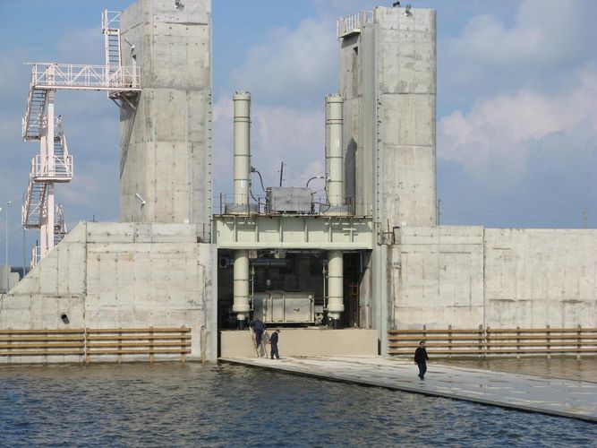 Hydraulikzylinder für Hochwasserschutzdamm St. Petersburg