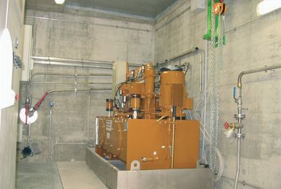 Hydraulikanlage für Wasserkraftwerk Rheinfelden